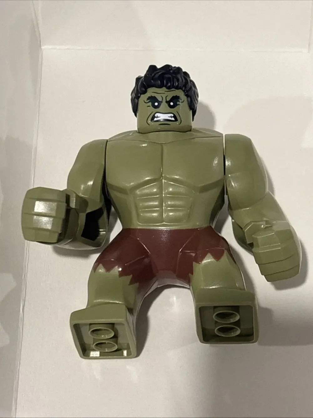 Lego Hulk Minifigure #sh1138 Giant / Reddish Brown Pants Set #76350 Brand New